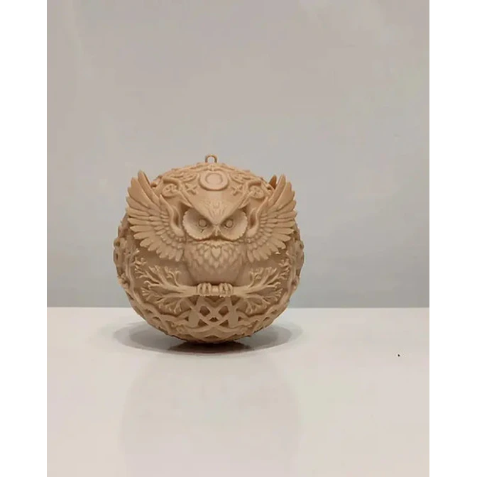 Adorno Navidad Para Árbol - Búho Lunar 3