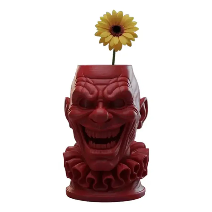 Macetero Payaso De Miedo