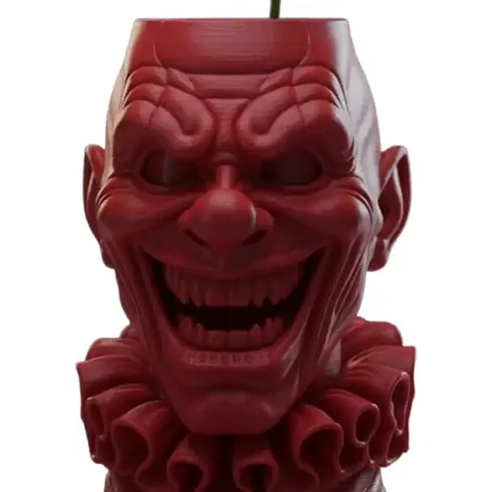 Macetero Payaso De Miedo 3