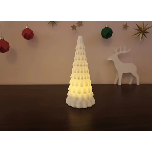 Portavelas Led Árbol Navideño