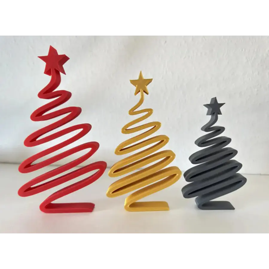 Adorno Navidad - Árboles Minimalistas (pack 3 Un)