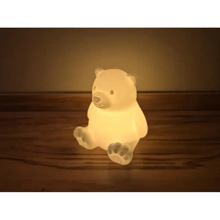 Portavelas Led Con Forma De Osito