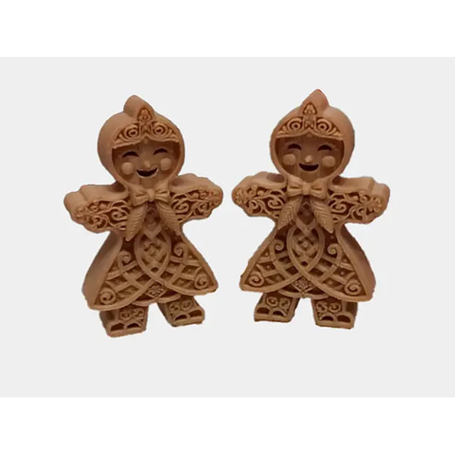 Adornos Navidad - Figuras De Jengibre (pack 2 Un)