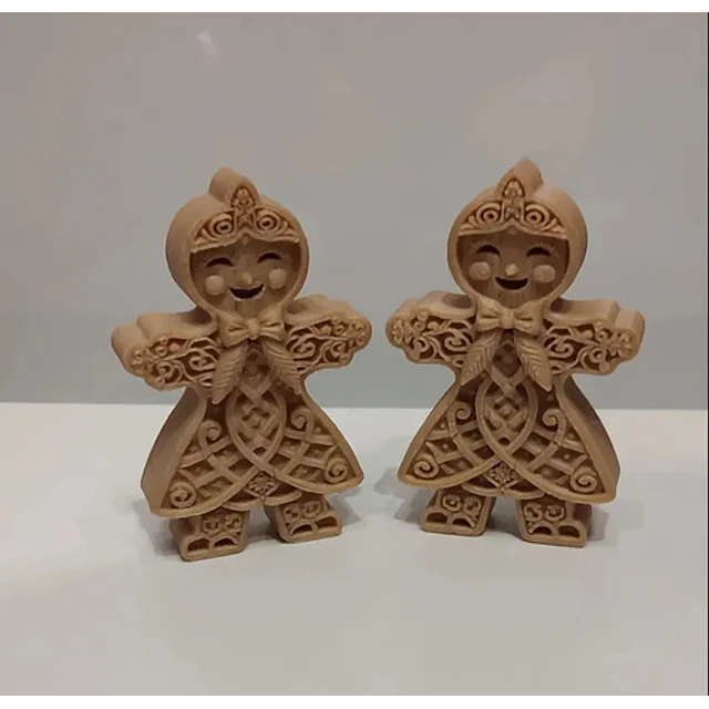 Adornos Navidad - Figuras De Jengibre (pack 2 Un)