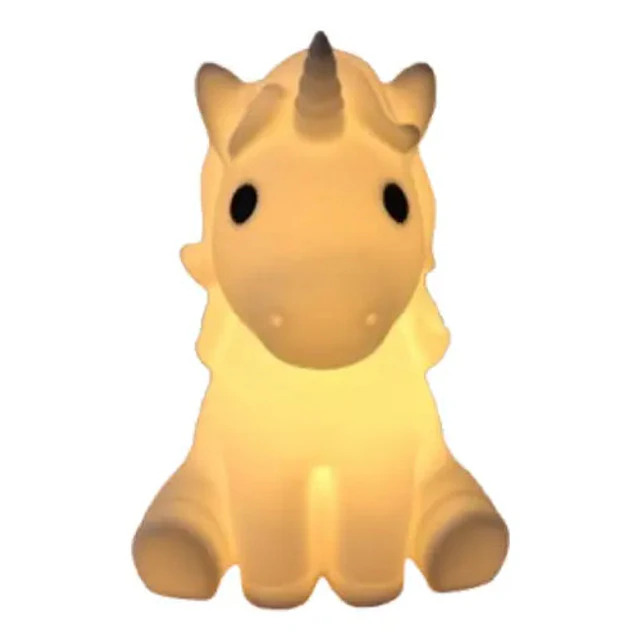 Portavelas Led Con Forma De Unicornio