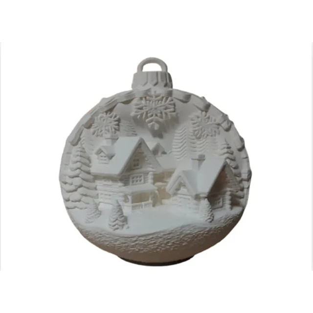Adorno Para El Árbol De Navidad- Cabañas Nevadas
