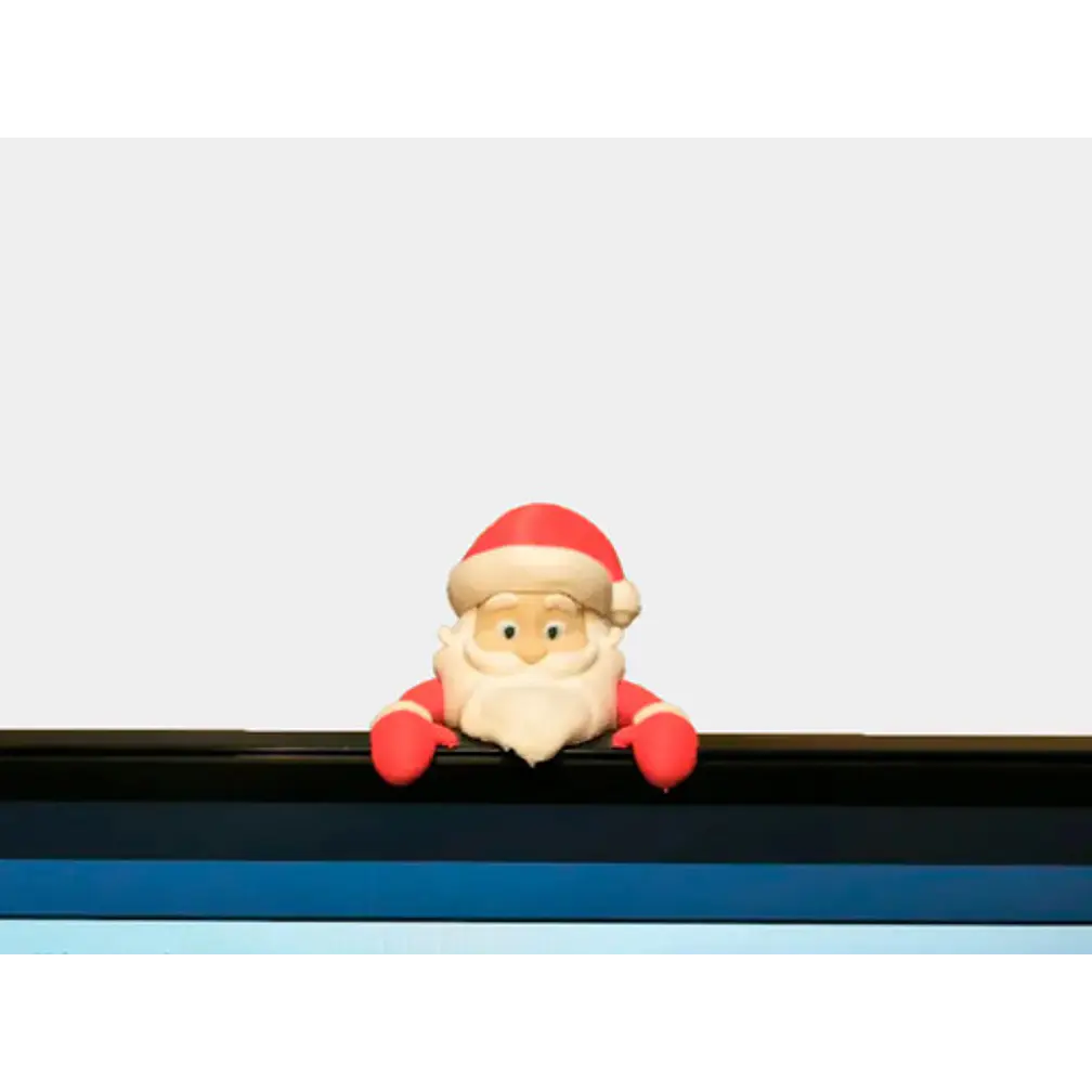 Adornos Navidad Para Monitor Papa Noel 1