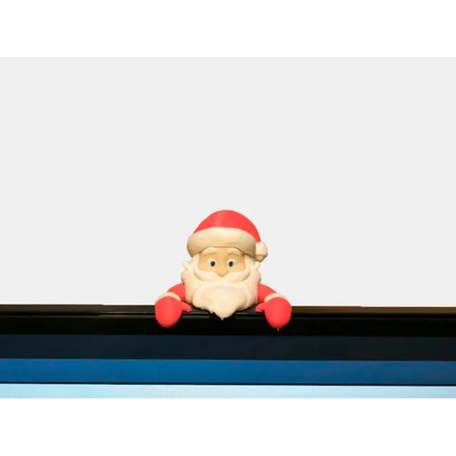 Adornos Navidad Para Monitor Papa Noel