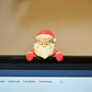 Adornos Navidad Para Monitor Papa Noel - Miniatura 4
