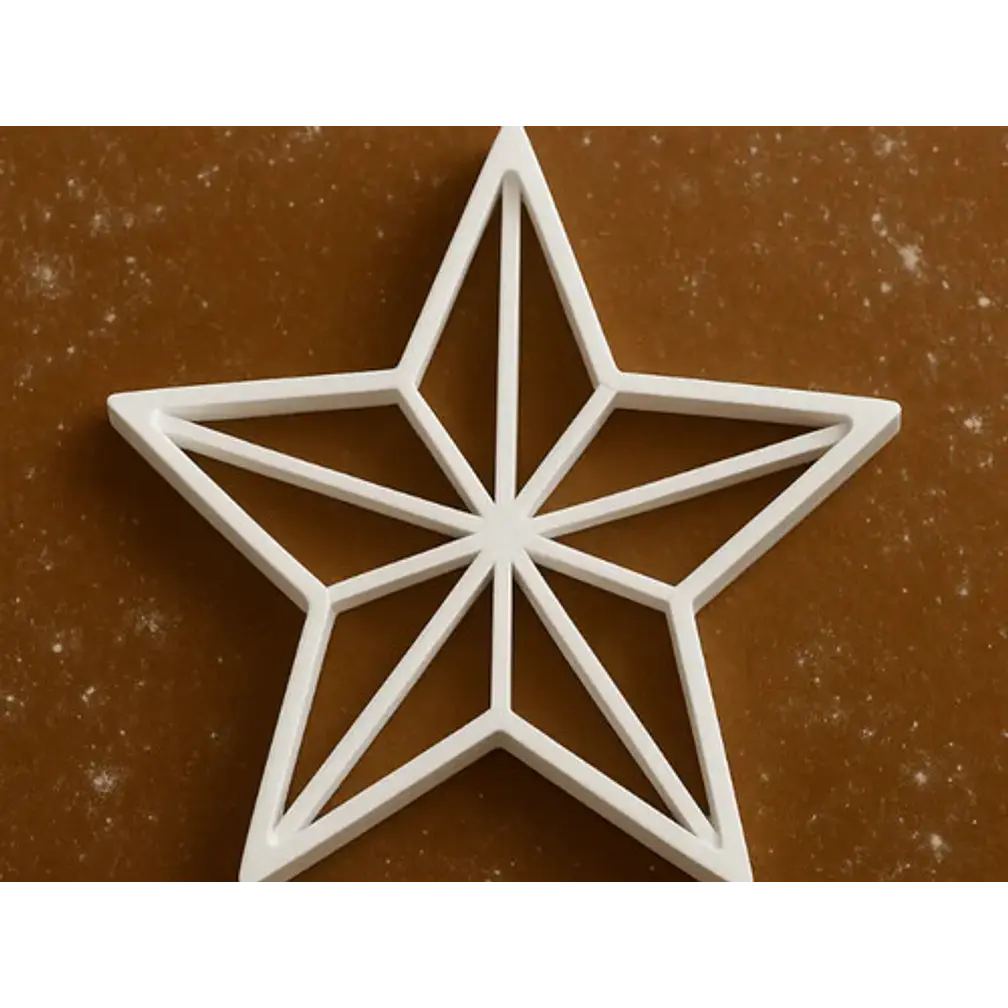 Cortador De Galletas Estrella De Navidad 1