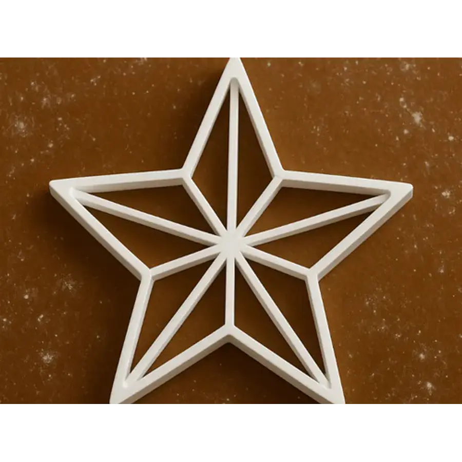 Cortador De Galletas Estrella De Navidad