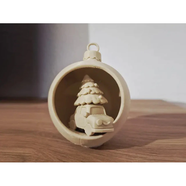 Adorno Para El Árbol De Navidad- Auto Navideño