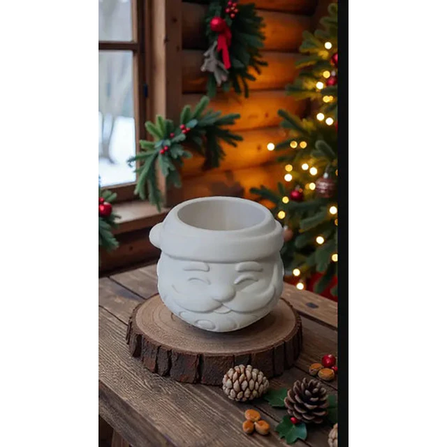 Adornos Navidad - Taza Caramelo Papa Noel