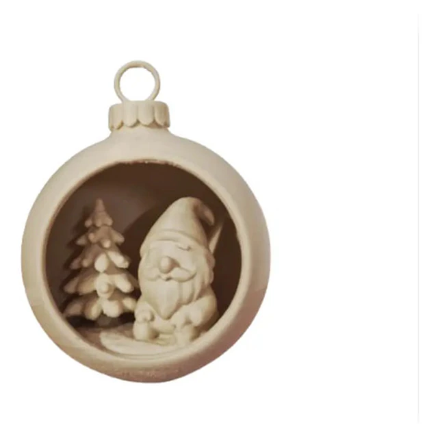 Adorno Para El Árbol De Navidad- Papá Noel