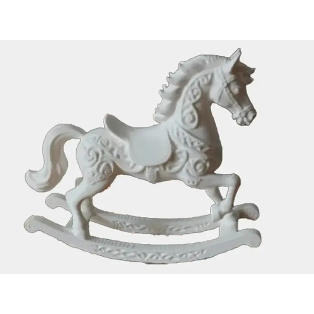 Adornos Navidad - Caballo Mecedor Ornamentado 1
