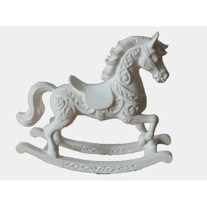 Adornos Navidad - Caballo Mecedor Ornamentado 1
