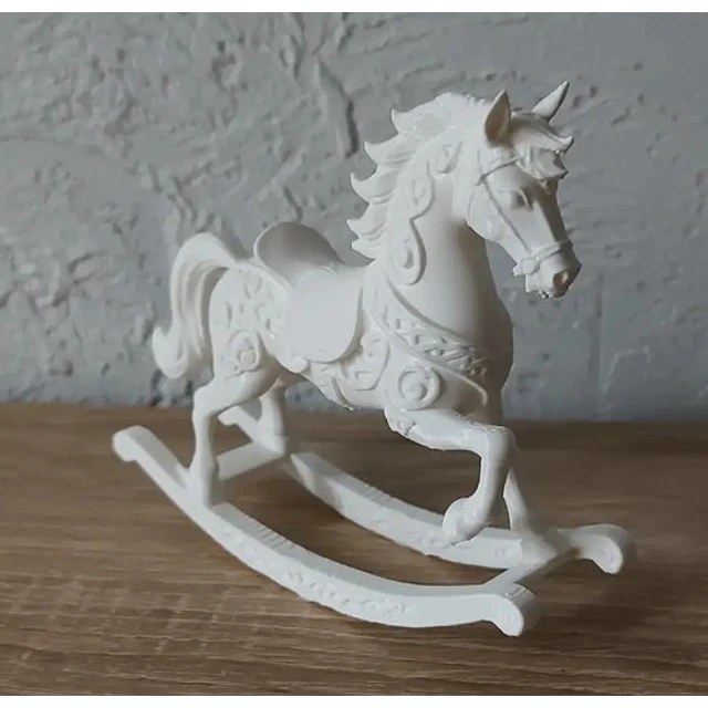 Adornos Navidad - Caballo Mecedor Ornamentado