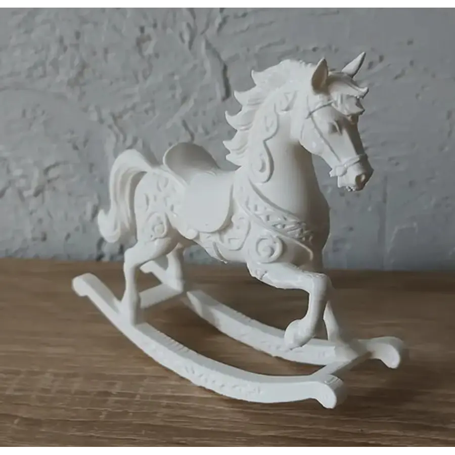 Adornos Navidad - Caballo Mecedor Ornamentado