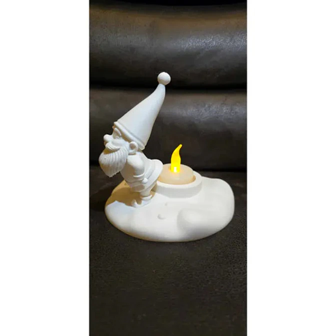 Portavelas Led Duende Navideño 4
