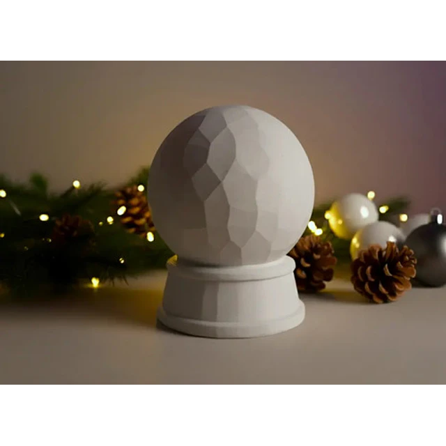 Portavelas Led- Globo Navideño