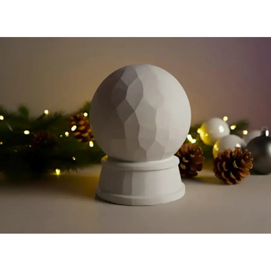 Portavelas Led- Globo Navideño
