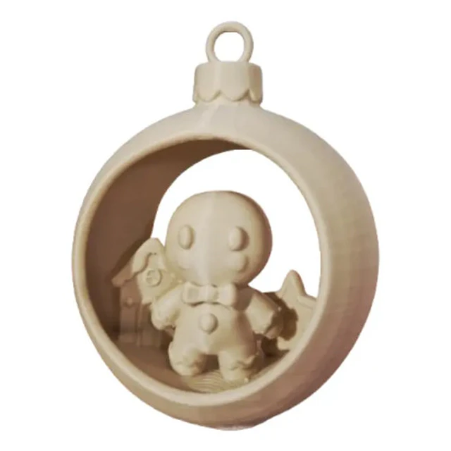 Adorno Para El Árbol De Navidad- Hombre Jengibre Navideño