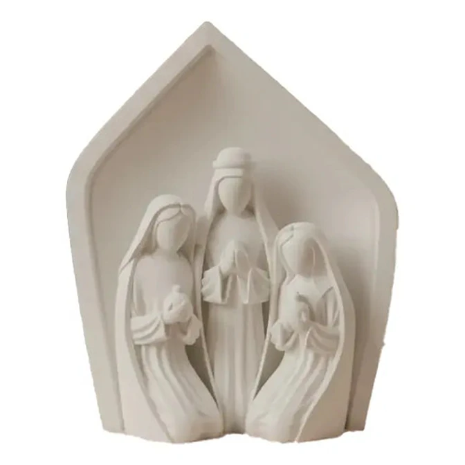 Adorno Navidad - Pesebre Sereno Minimalista 1
