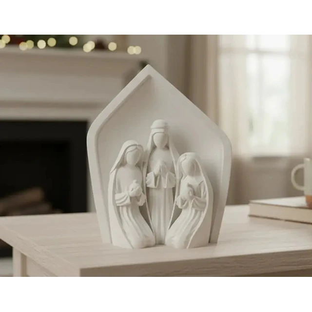 Adorno Navidad - Pesebre Sereno Minimalista
