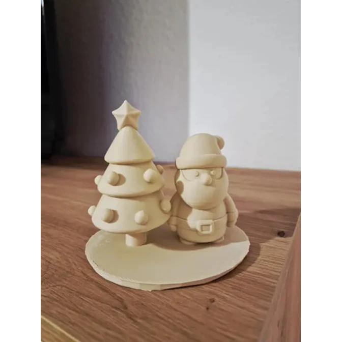 Adorno Navideño- Santa Claus Y Árbol De Navidad 2