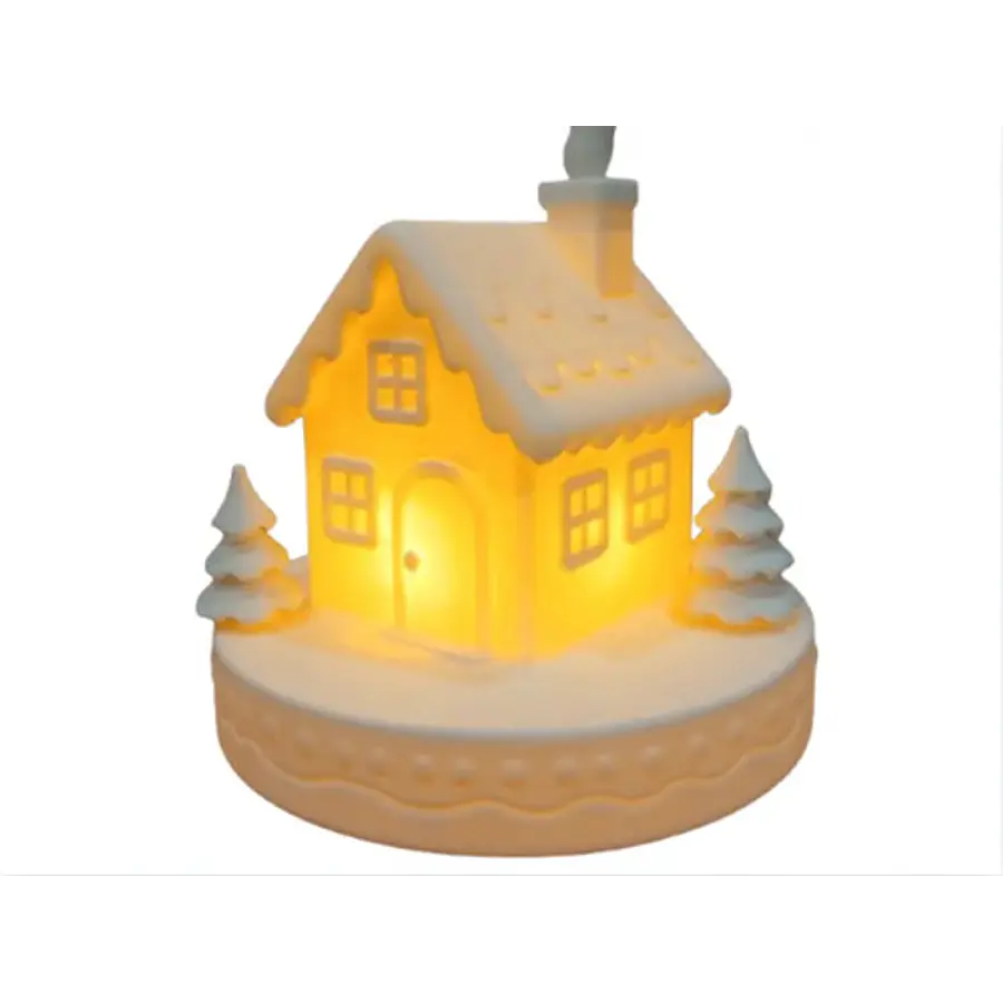 Portavelas Led Casa De Jengibre
