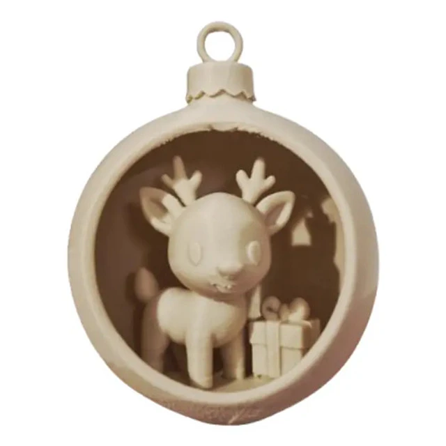 Adorno Para El Árbol De Navidad- Ciervo Navideño