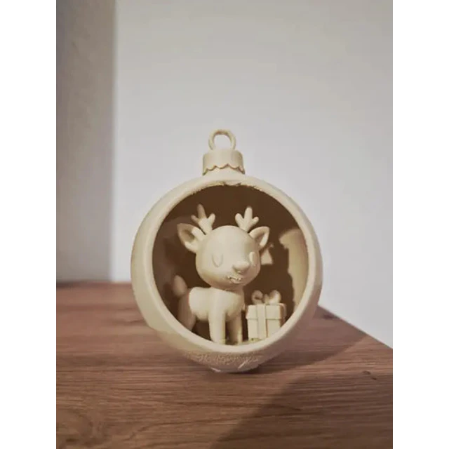 Adorno Para El Árbol De Navidad- Ciervo Navideño
