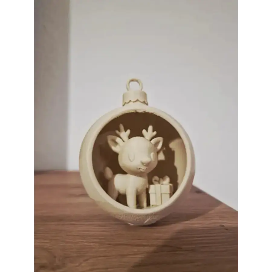 Adorno Para El Árbol De Navidad- Ciervo Navideño