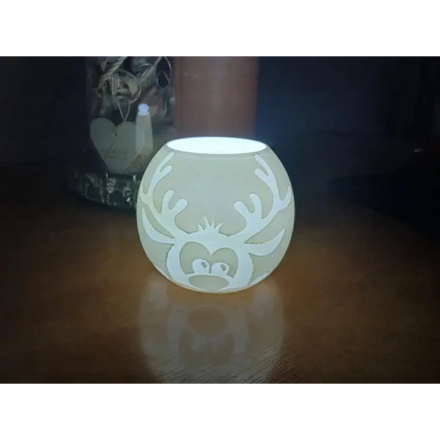 Portavelas Led Reno Adorable