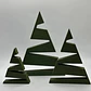 Adorno Navidad - Árboles Modernos (pack 3 Un) - Miniatura 3