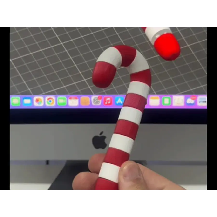 Adorno Navideño- Bastón De Navidad Flexible