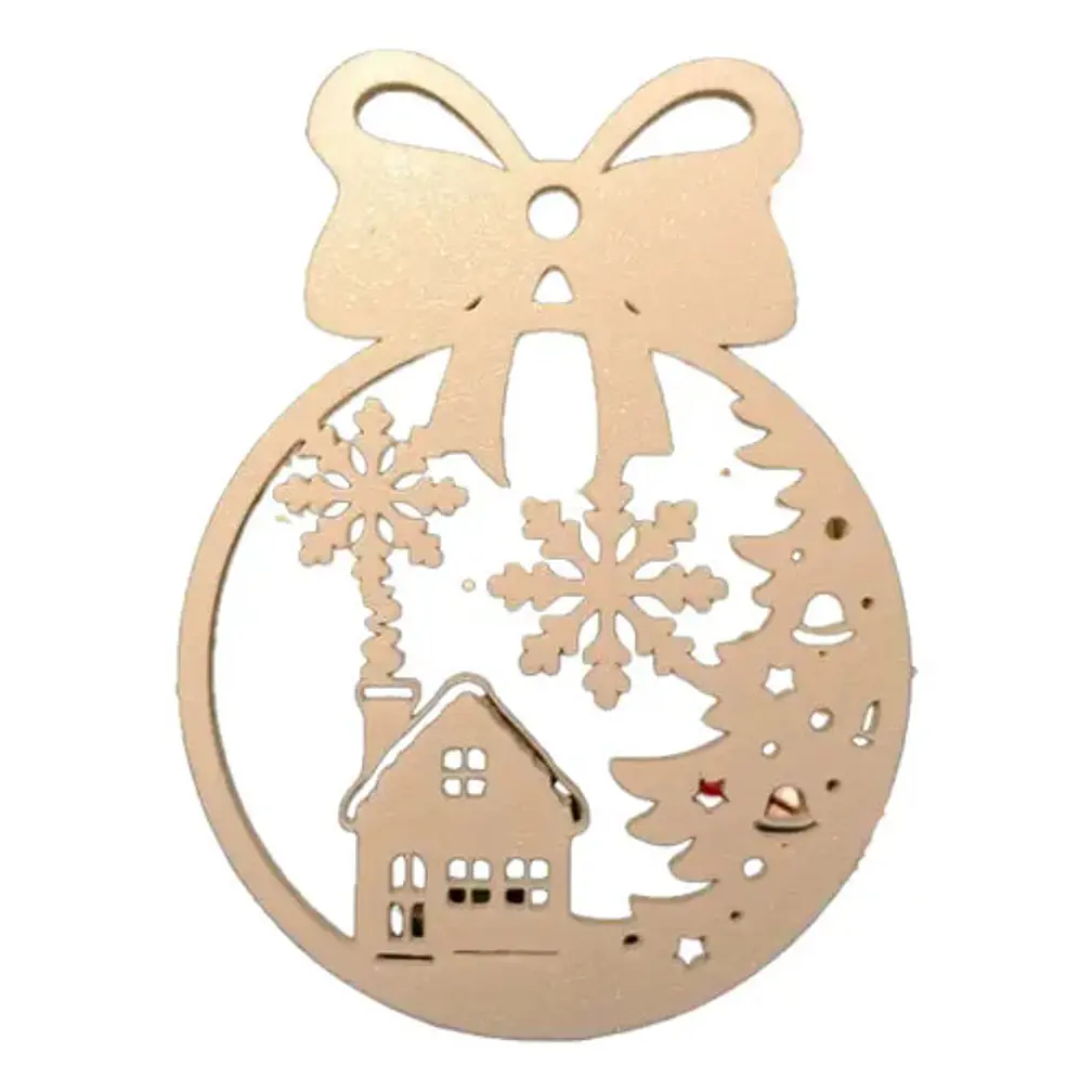 Adorno Navidad Para Árbol - Casa En La Nieve 1
