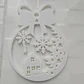Adorno Navidad Para Árbol - Casa En La Nieve - Miniatura 3