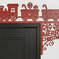 Decoración De Marco De Puerta Tren Navideño - Miniatura 1