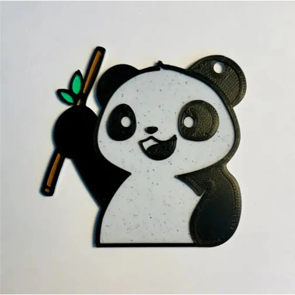 Llavero De Panda Adorable 1