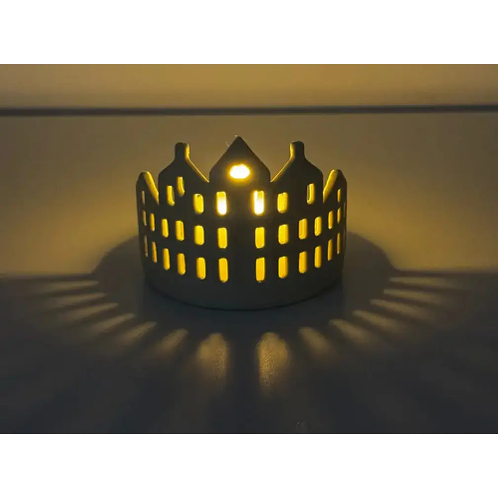 Portavelas Led De Casa 2
