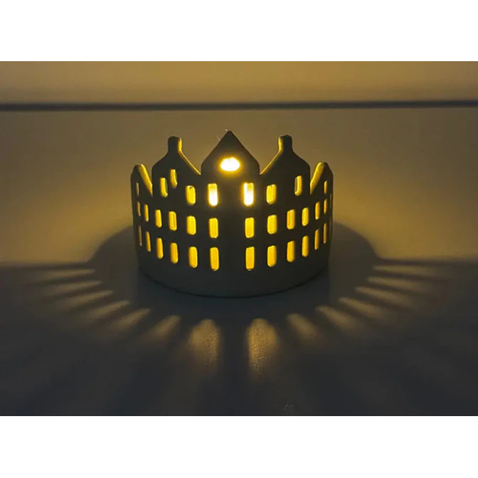 Portavelas Led De Casa 2
