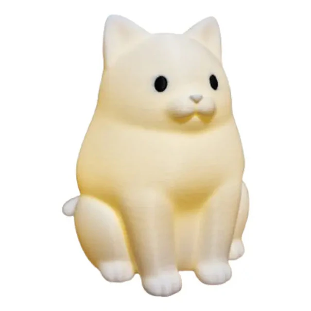 Portavelas Led Con Forma De Gato