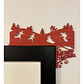 Decoración De Marco De Puerta Esquí Navideño - Miniatura 2