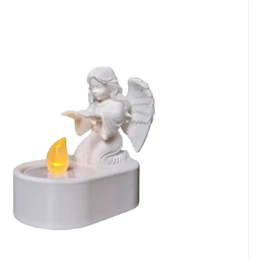 Portavelas Led Ángel Adorable