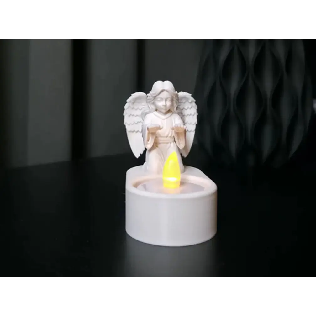 Portavelas Led Ángel Adorable 2