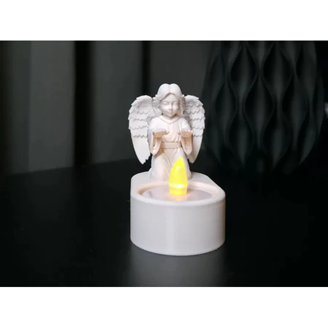 Portavelas Led Ángel Adorable 2