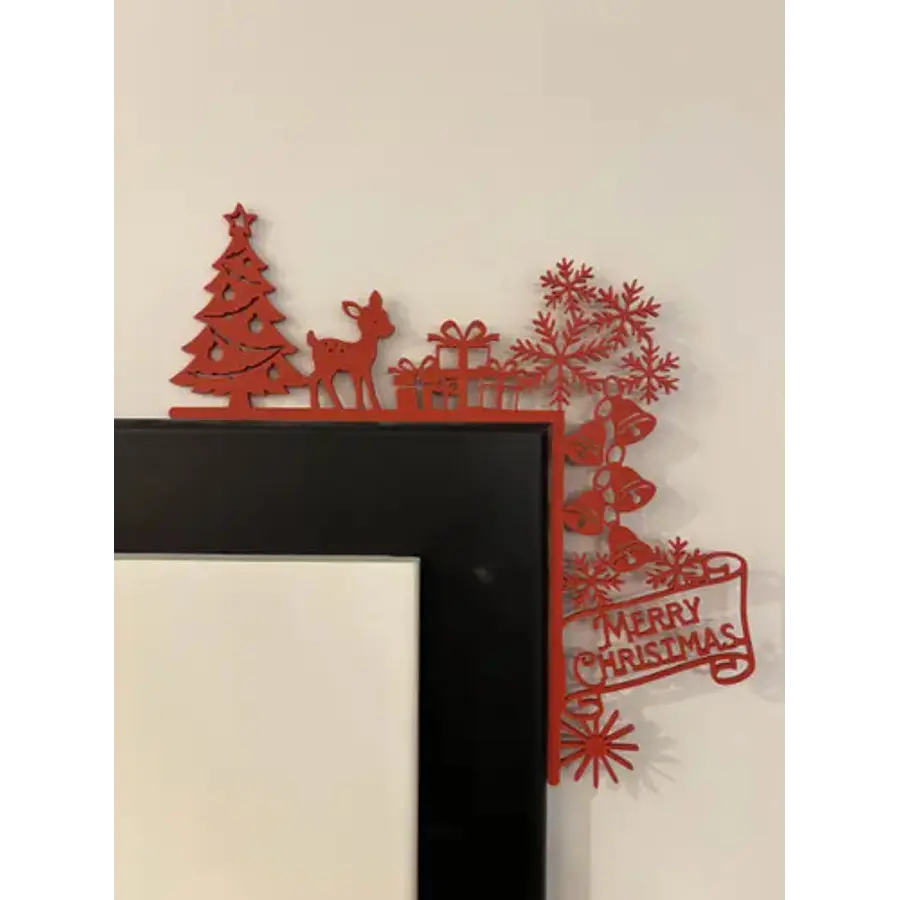 Decoración De Marco De Puerta Navideña Adorno