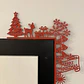 Decoración De Marco De Puerta Navideña Adorno - Miniatura 2