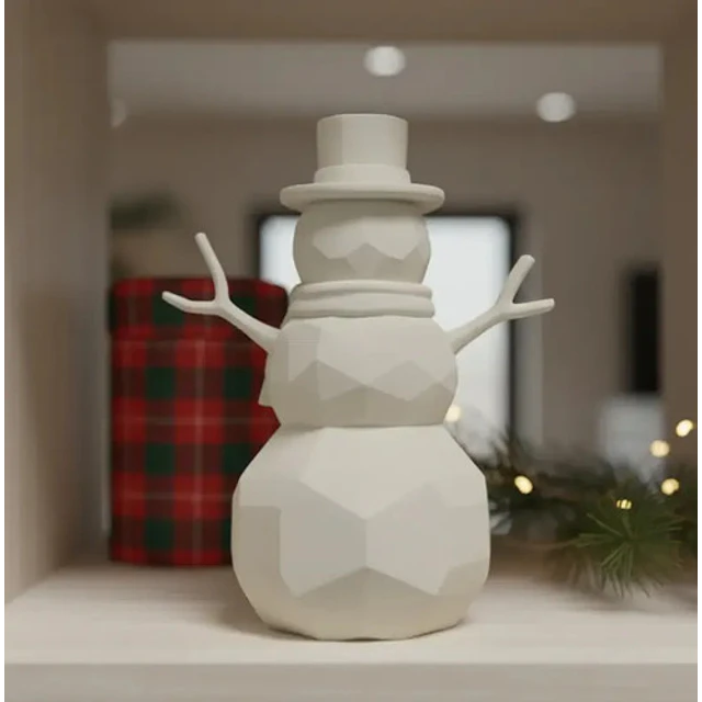 Adorno - Muñeco De Nieve Navideño